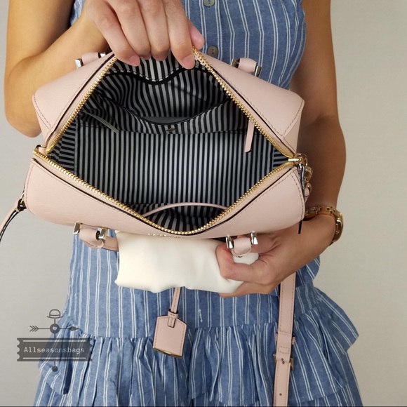 Kate spade large lane crossbody warm vellum pink - Picture 5 of 8